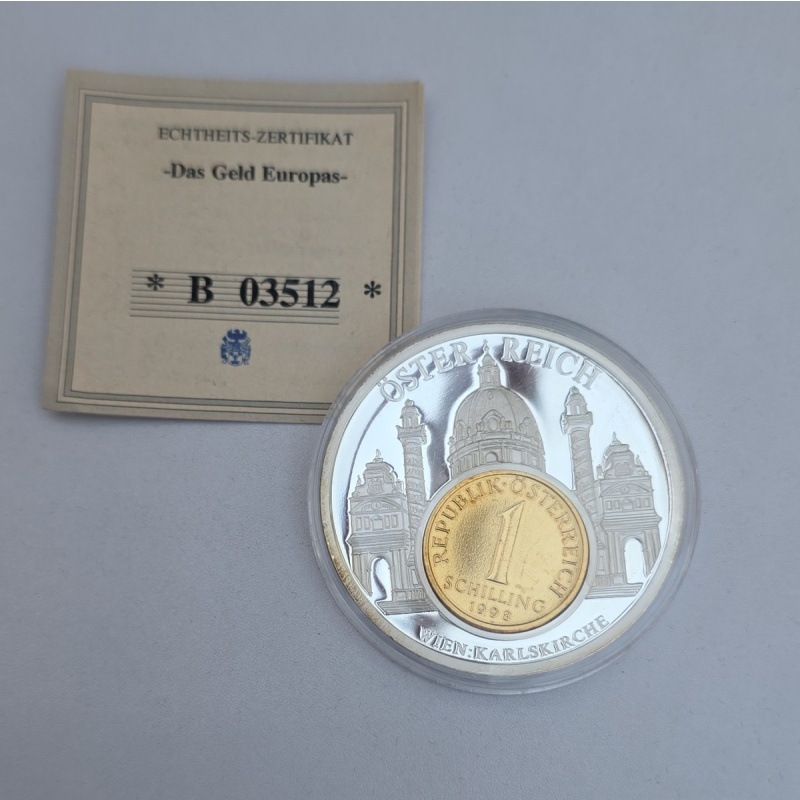 1 Schilling 1998 European Currencies Excellent Condition Coins Token Austria