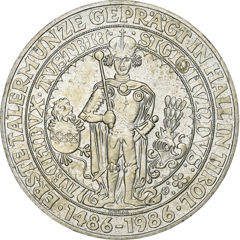 [#1212583] Austria, 500 Schilling, 1986, Vienna, Silver, AU(55-58), KM:2977
