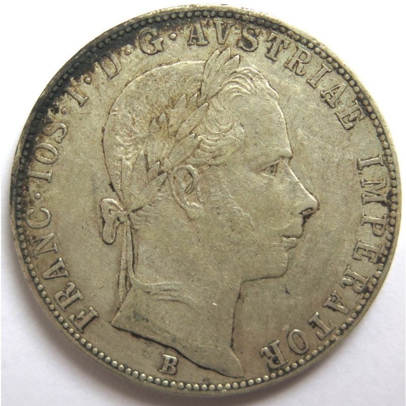 [R4028] 1 Florin 1858, B, Franz Joseph I. (1848-1916