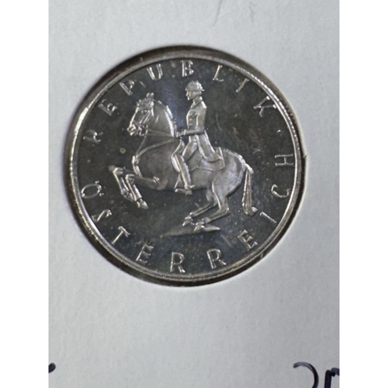 1965 Austria 5 Schilling Silver Proof