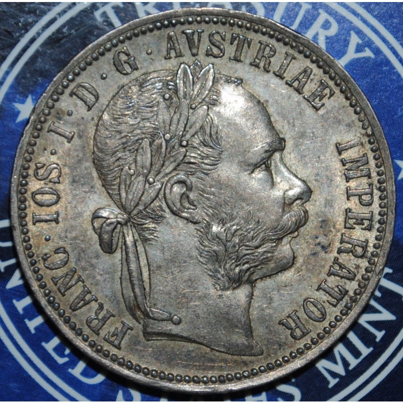 AUSTRIA  1 Florin  1888 AU {{{4910