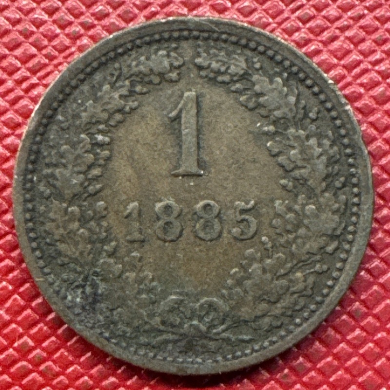 Austria, Empire 1885 Copper 1 Kreuzer. Franz Joseph I. KM# 2187