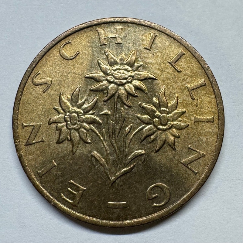 1987 Austria 1 Schilling - Coin #D-017