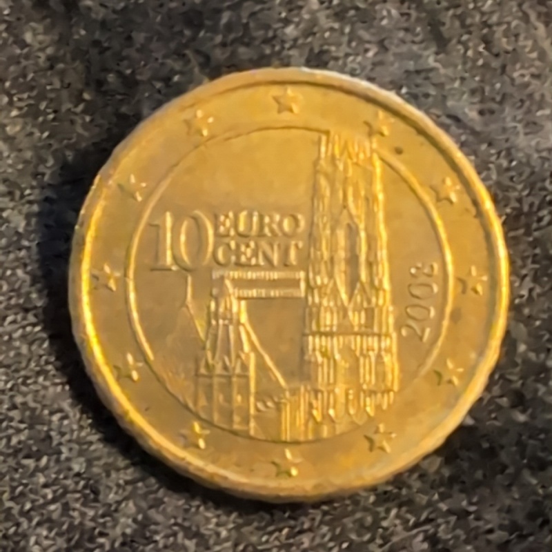 2008 Austrian 10 Euro Cents