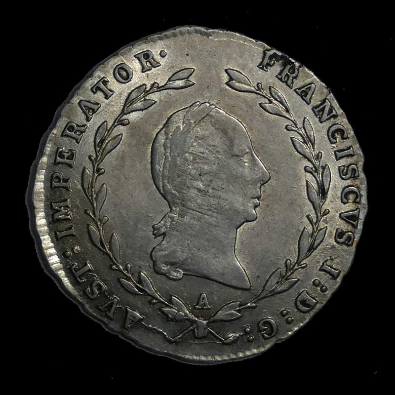 Austria 1815 A. 5 Kreuzer . Proof-Like Brilliant Uncirculated. KM# 2122 #5089