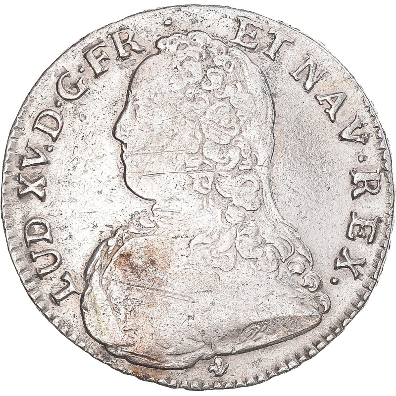 [#1044938] Coin, France, Louis XV, 1/2 Écu aux branches d'olivier, 1/2 ECU, 44 S