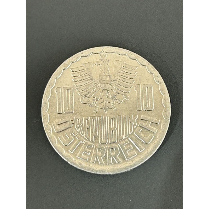 10 Groschen 1982 Austria Coin Republik Österreich Imperial Eagle
