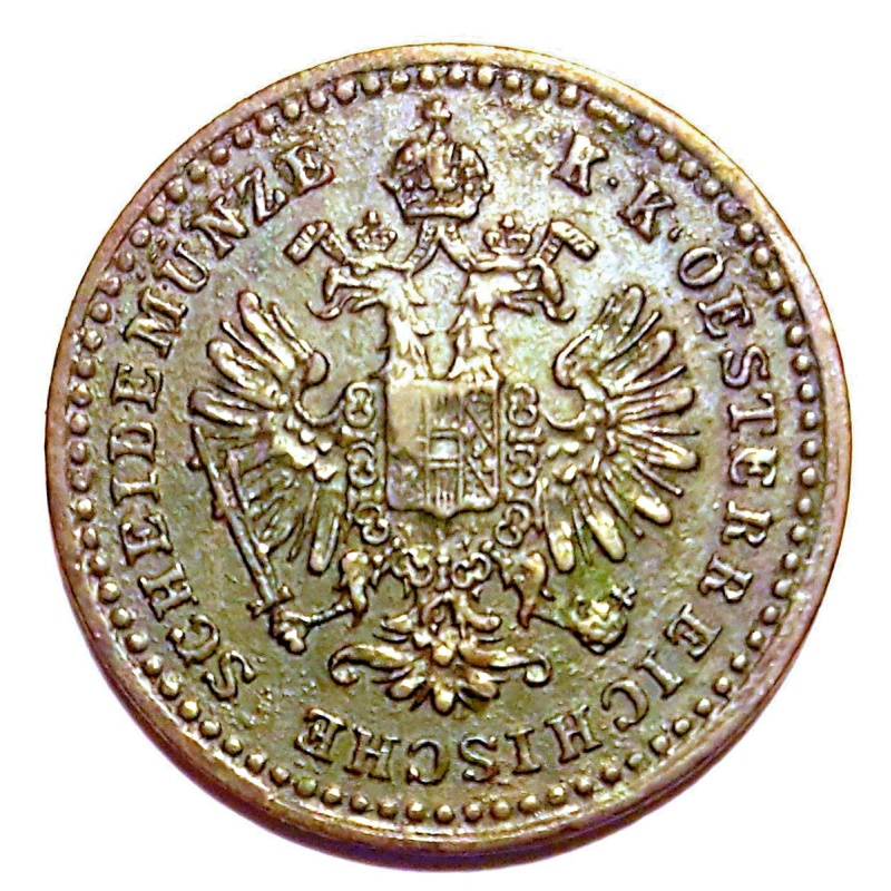 AUSTRIA - LOT OF 2 KRAUZER 5/10 COINS - GOOD CONDITION