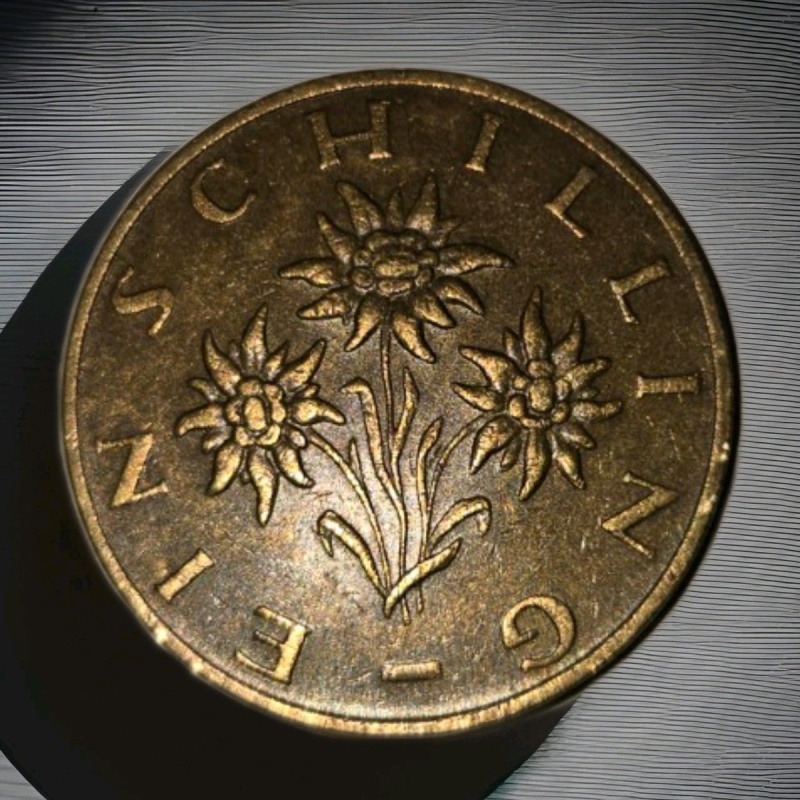 1972 Austria 1 Schilling coin