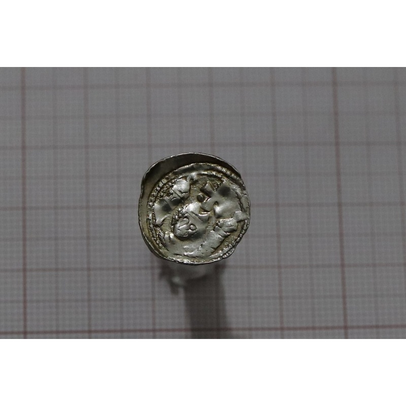 ?? ???? AUSTRIA SALZBURG EBERHARD II (c. 1235) PFENNIG FRIESACH CNA ca17 ps18 B6