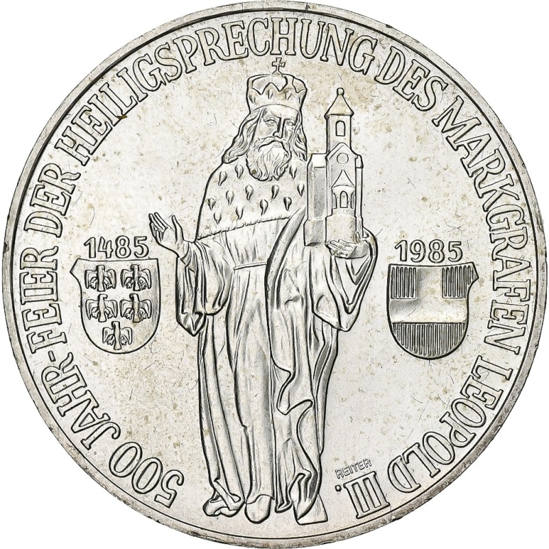 [#1212580] Austria, 500 Schilling, 1985, Vienna, Silver, AU(55-58), KM:2973