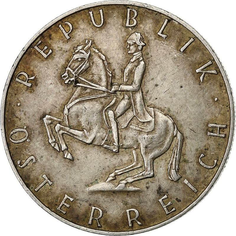 [#1028943] Austria, 5 Schilling, 1961, Silver, EF, KM:2889