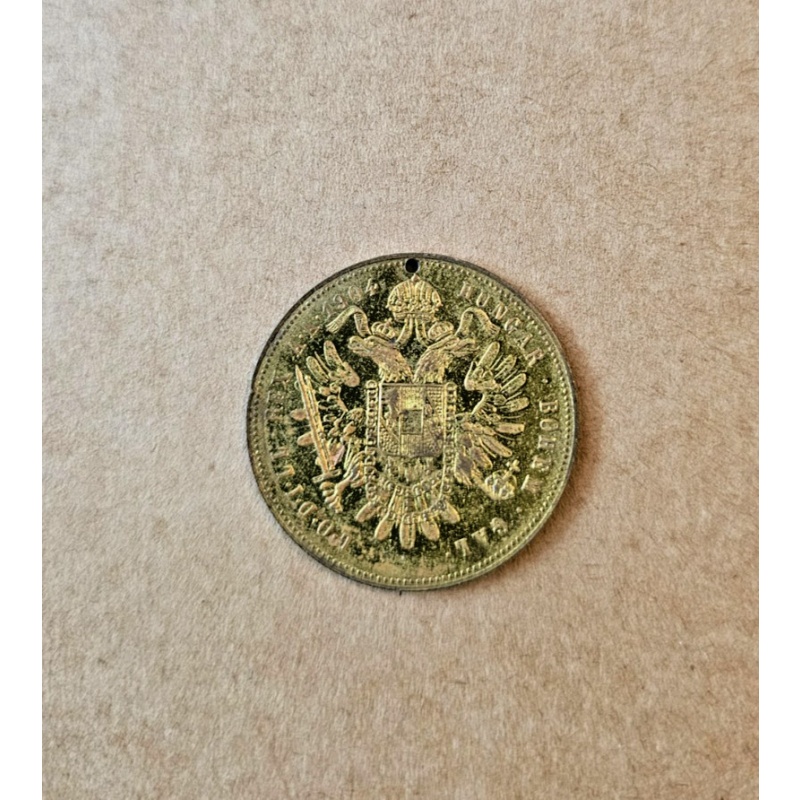 Austria 1904 NOT GOLD 1 Ducat Commemorative Coin Franz Joseph I