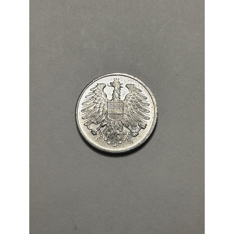 Austria  2 Groschen Aluminum Coin  (1966)