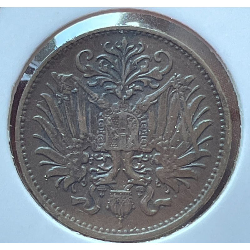 1893 AUSTRIA 2 HELLER,