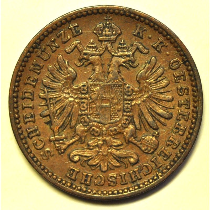 mw27460 Austro - Hungary; Kreuzer 1885   Franz Joseph I    KM#2187