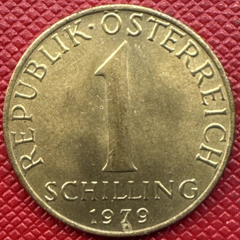 Austria 1979 Aluminum-Bronze 1 Schilling. High Grade. KM# 2886