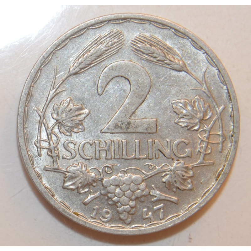 1947 Austria 2 Schilling