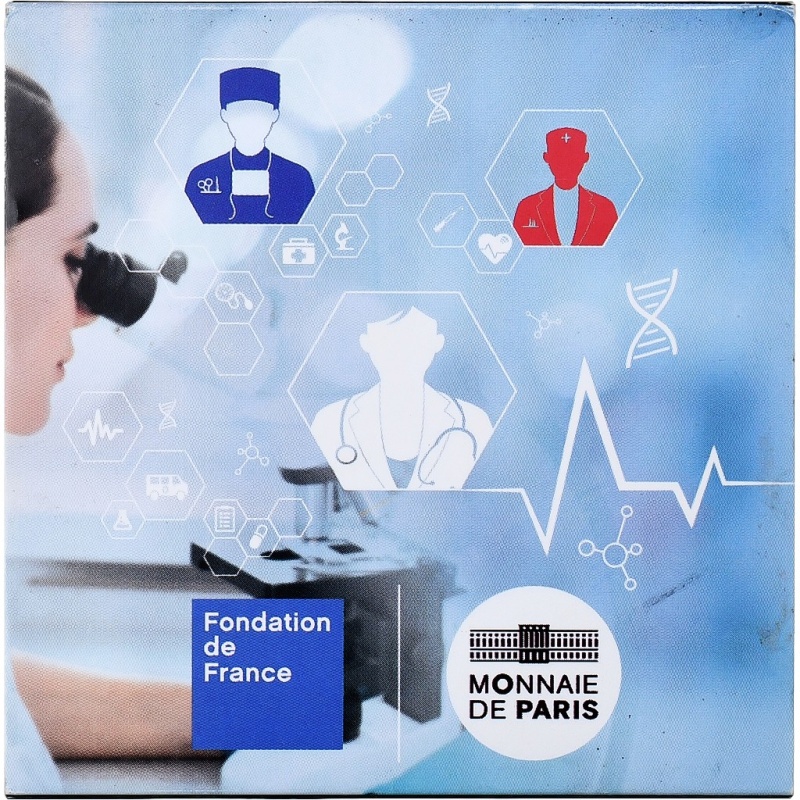 [#869887] France, 2 Euro, Recherche médicale, UNION, Proof, 2020, MDP, Bimetal,