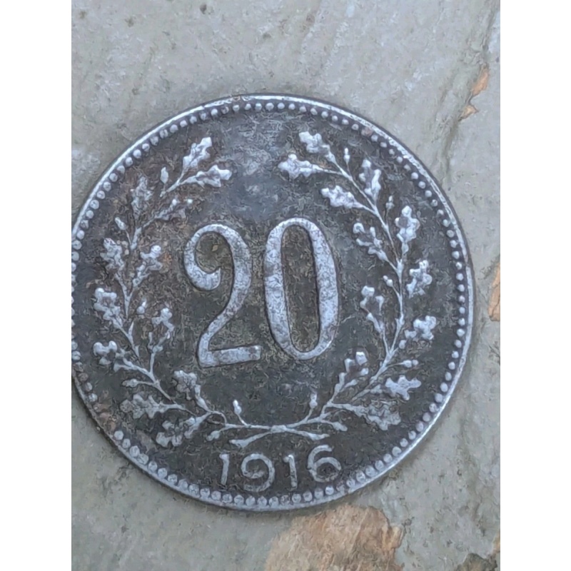 Austria - Habsburg 20 Heller 1916 Karl I