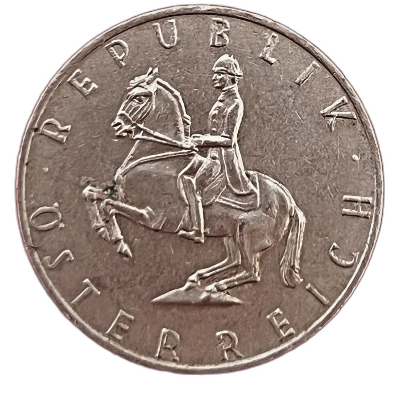 Austria 5 Schilling 1974 Copper-Nickel KM#2889a Austrian ATS