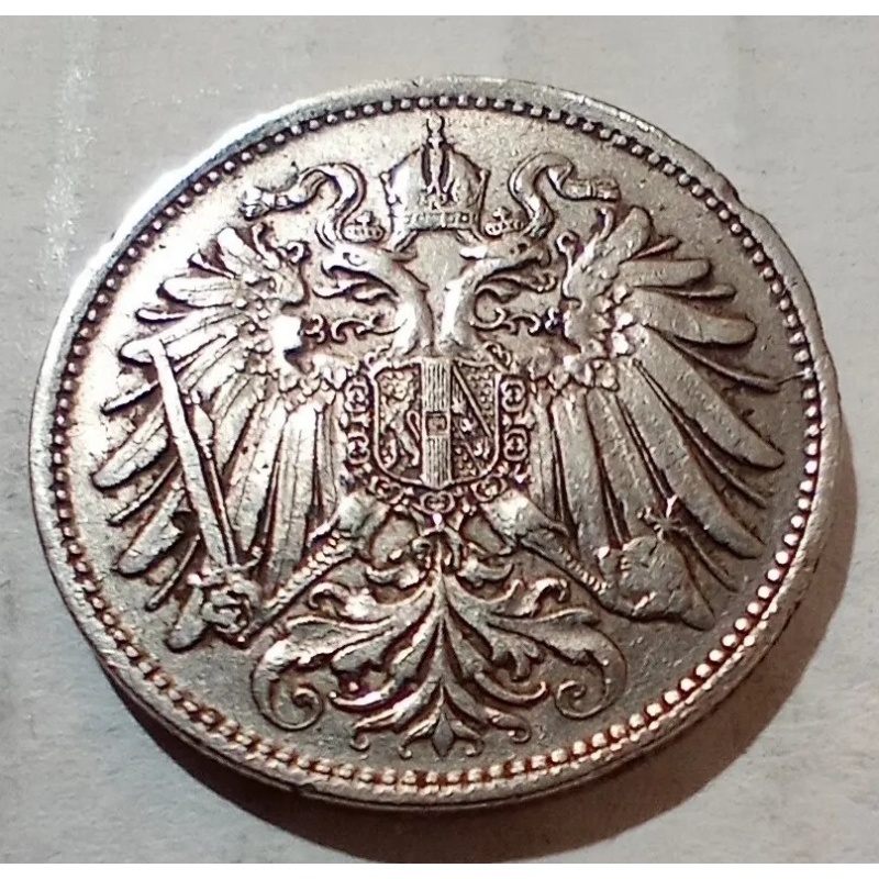 20 Heller 1893 Austria Coin