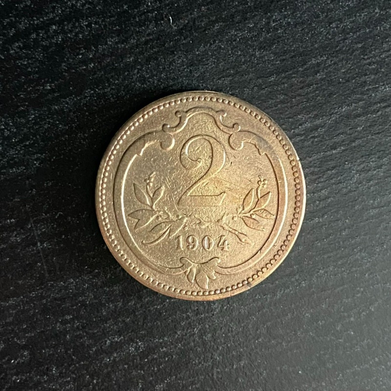 Austria - 2 heller - 1904 coin