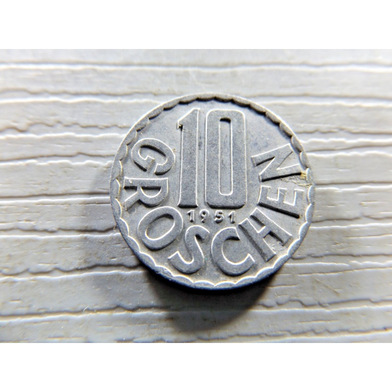 Austria 1951 10 Groschen