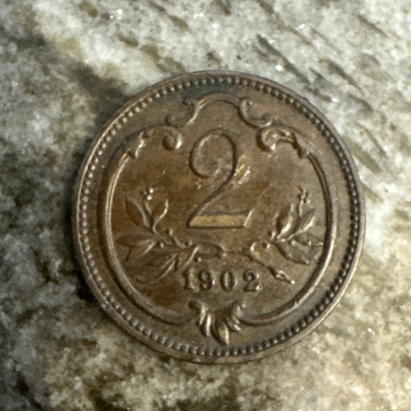 1902 Austria 2 Heller