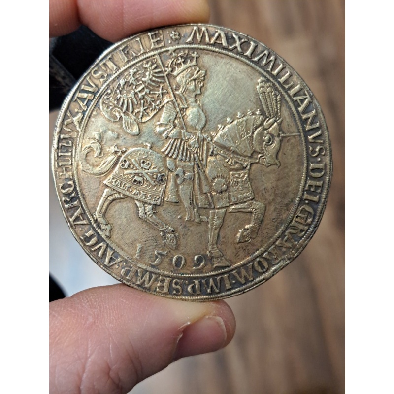 1509 2 Guldiner Maximilian I, 2 thaler Austria dav-ls2828a ngc tooled and plated