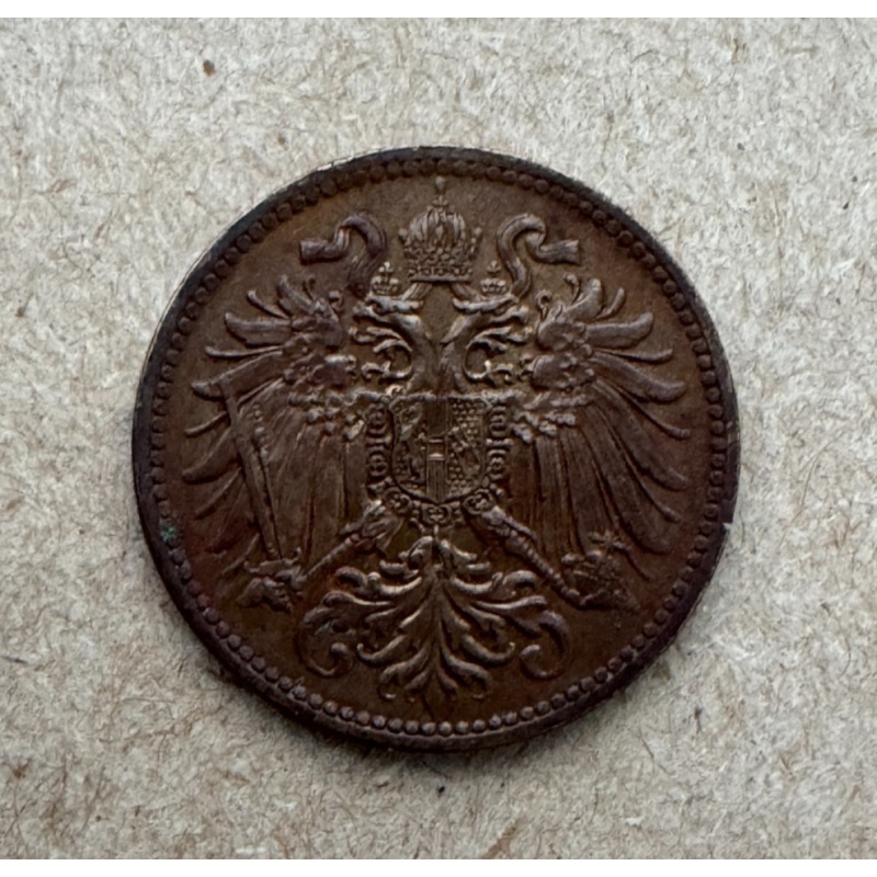 Austria, 2 Heller, 1913, KM#2801 - Uncirculated