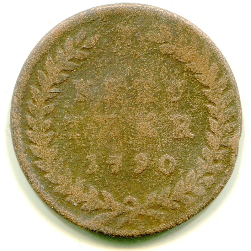 Salzburg Austria 1 Kreutzer 1790-S B KM-458    lotfeb4834