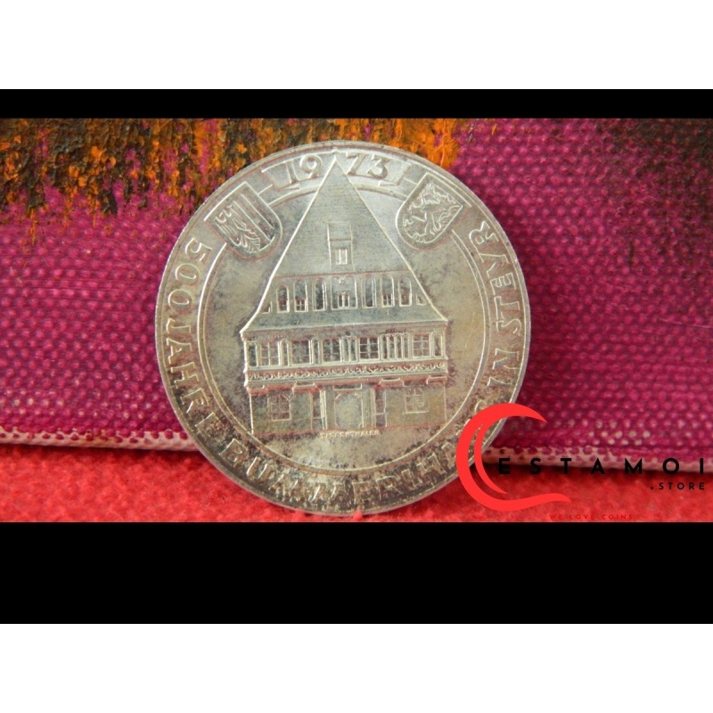 Austria, 1973, 50 Schilling, Silver Coin, 500 Years of Steyr Town Hall!