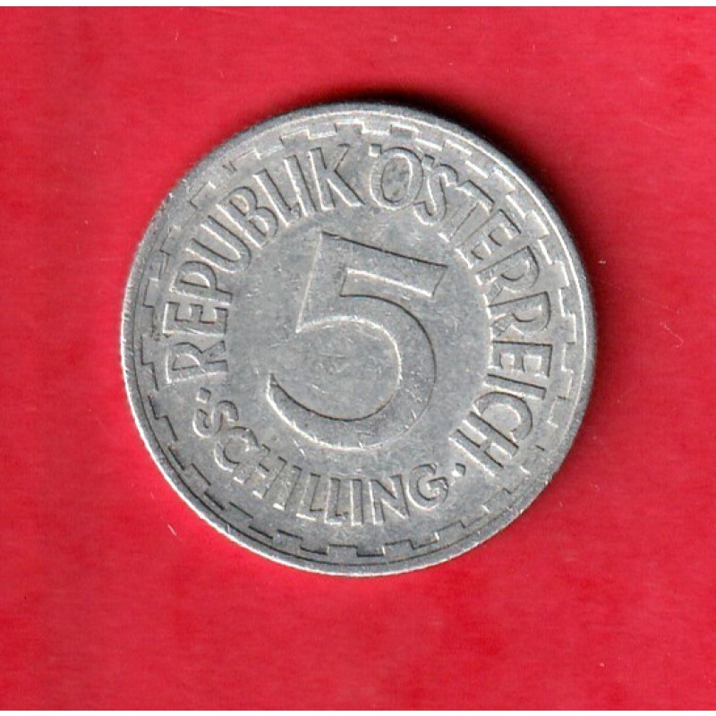 Austria 5 Schilling  coin   1952 VF  aluminium (A6-0120 ) COMBINE ORDERS