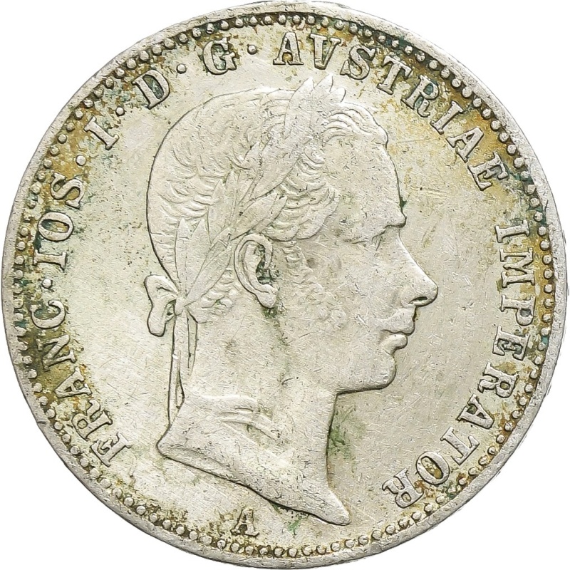 [#1116154] Austria, Franz Joseph I, 1/4 Florin, 1857, Vienna, Silver, EF, KM:221