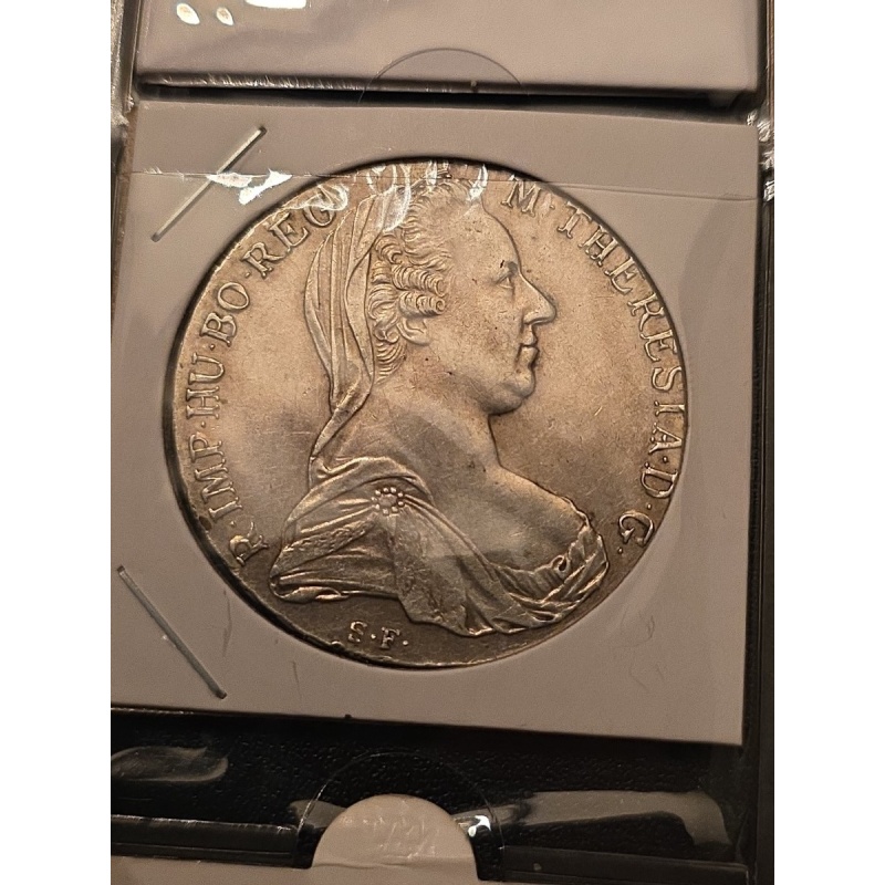 Austrian Maria Theresa Thaler  BURG CO TYR 1780  .833 Silver Coin Restrike  ML
