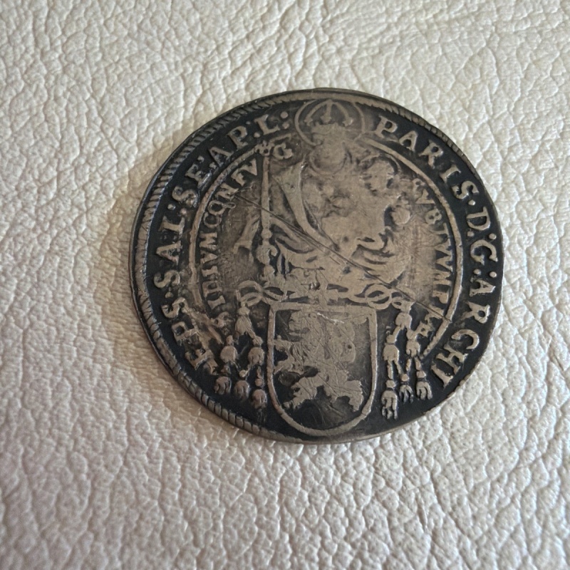 Austria Salzburg 1/6 Reichstaler 1627 Paris Graf von Lodron Silver Coin