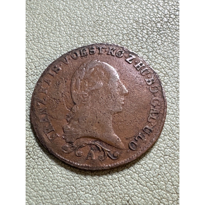 AUSTRIA coin 1 Kreuzer 1812 A Very Fine