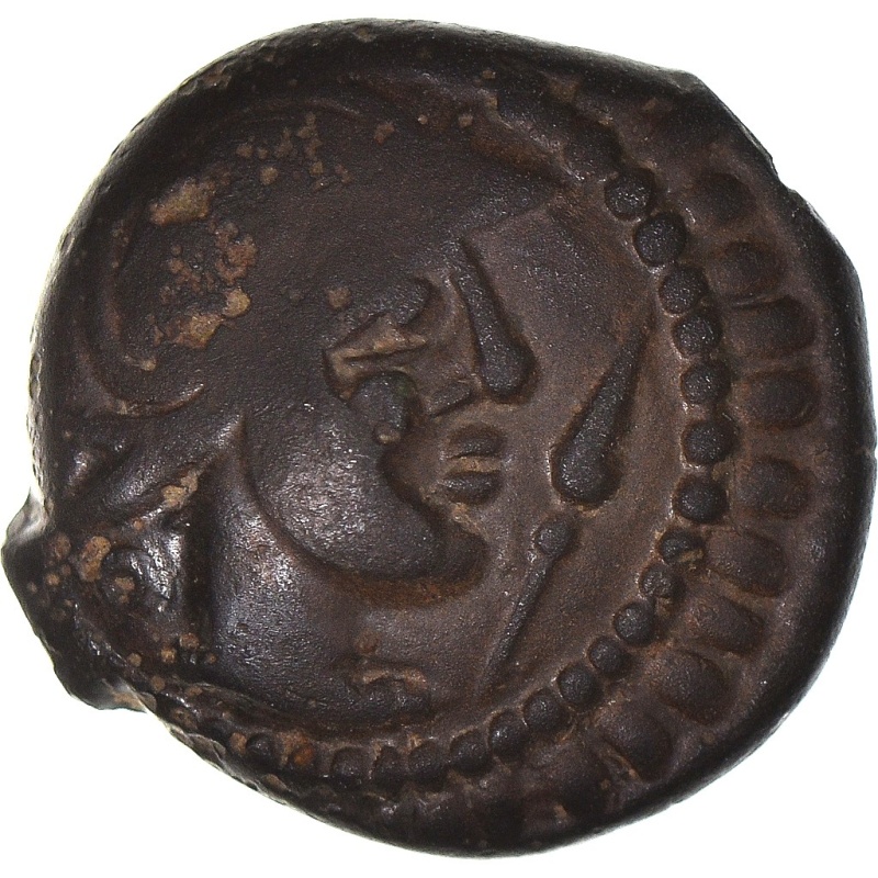 80–50 BC Bronze au Taureau Aedui Autun Celtic Coin