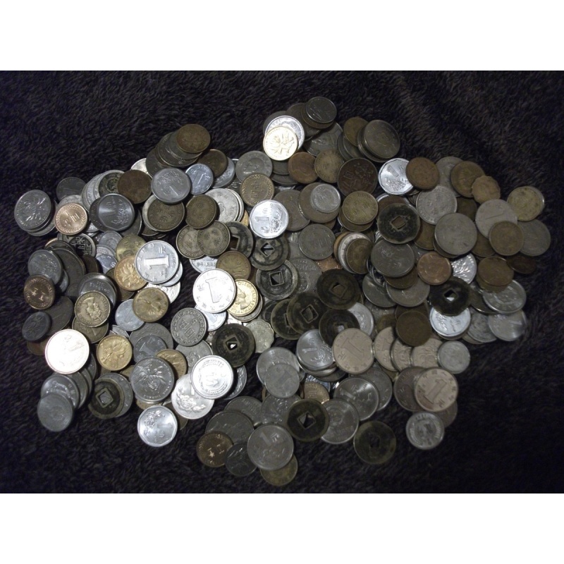 Large lot of coins from China and Hong Kong
