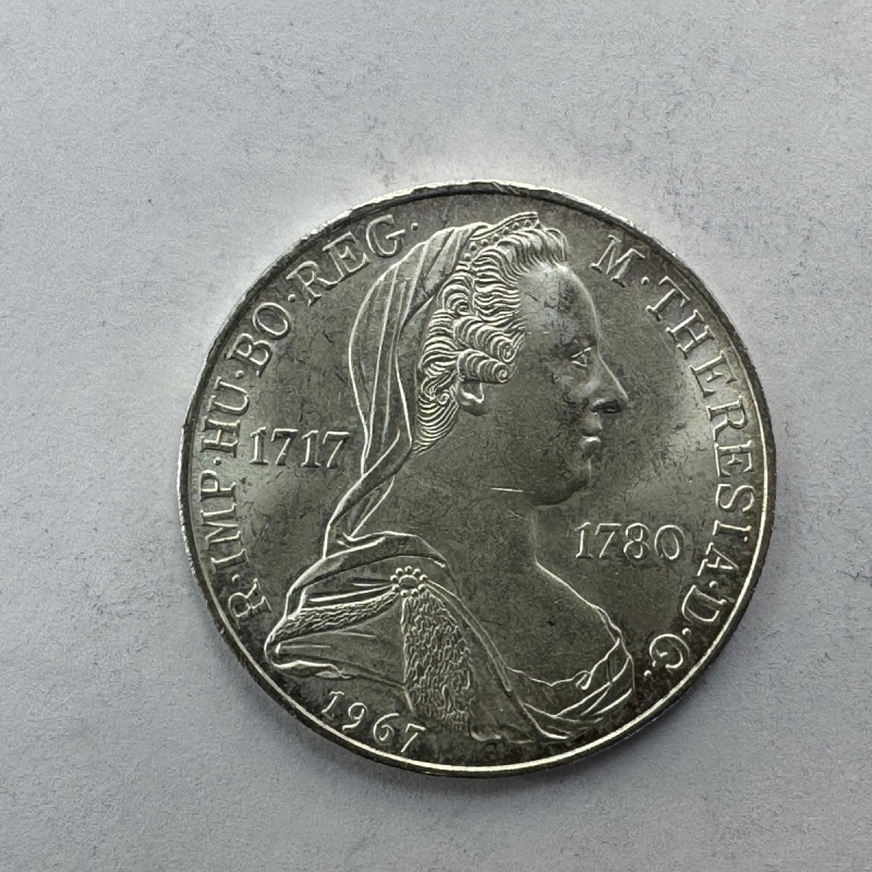 Austria 25 Schilling 1967 Maria Theresa Birth Anniversary Silver Coin