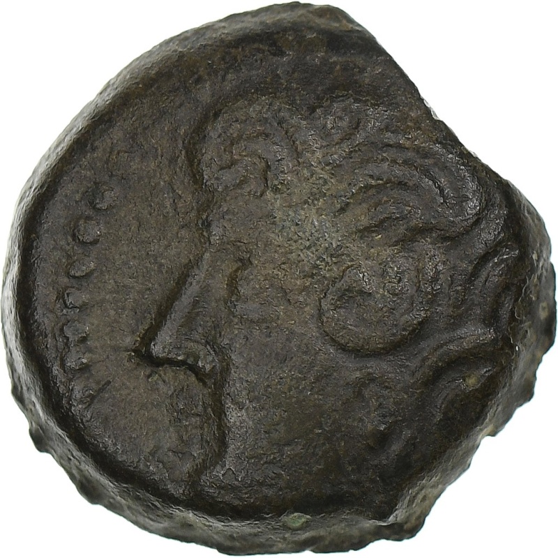 80–50 BC Bronze ABVDOS Bituriges Cubi Celtic Coin Delestrée 34