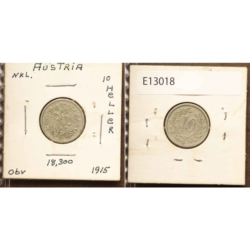 *Asutria Coin, 10 Heller 1915 [E13018]7x1