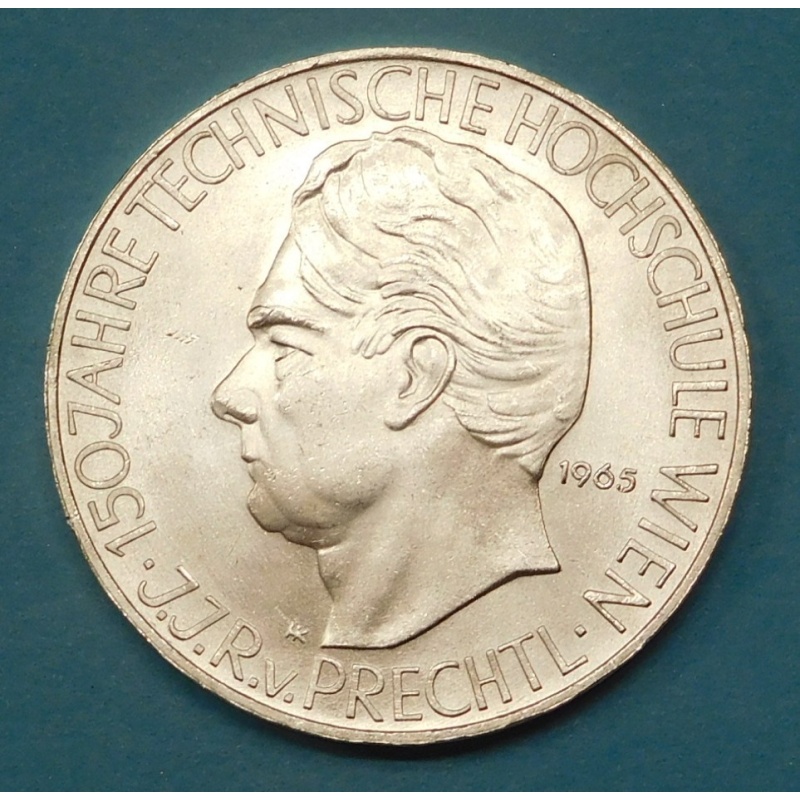 1965 AUSTRIA 25 SCHILLING - Silver - UNC.