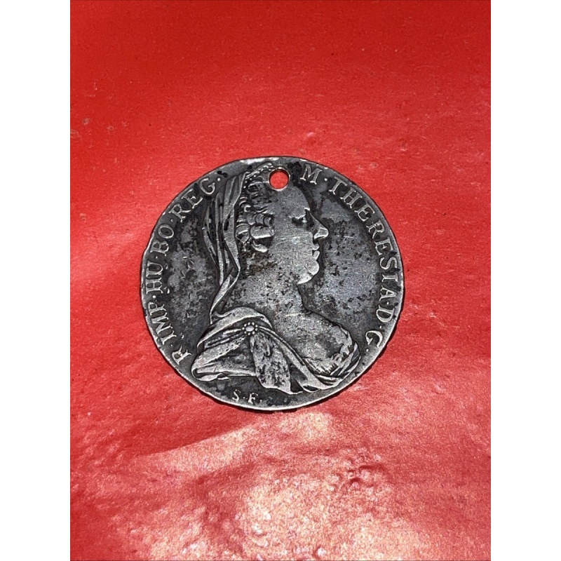 Maria Theresa 1780 Austria Silver Coin Thaler 27.8g, Sterling Silver