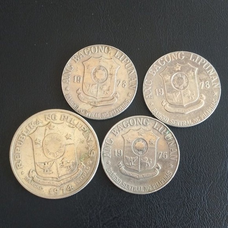 1970's Philippines Piso Circulated Collectable Old Coins