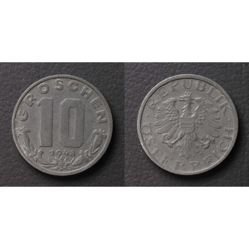 *Austria 10 Groschen 1949, Coin [E6759]7d9