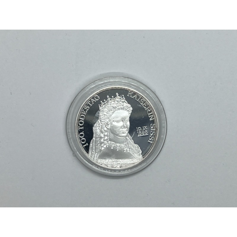 Austria 12.5 Euro Sissi Elisabeth Silver Proof Coin 925 w/ COA