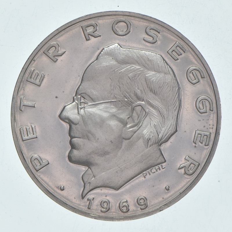 SILVER - WORLD Coin - 1969 Austria 25 Schilling - World Silver Coin *679