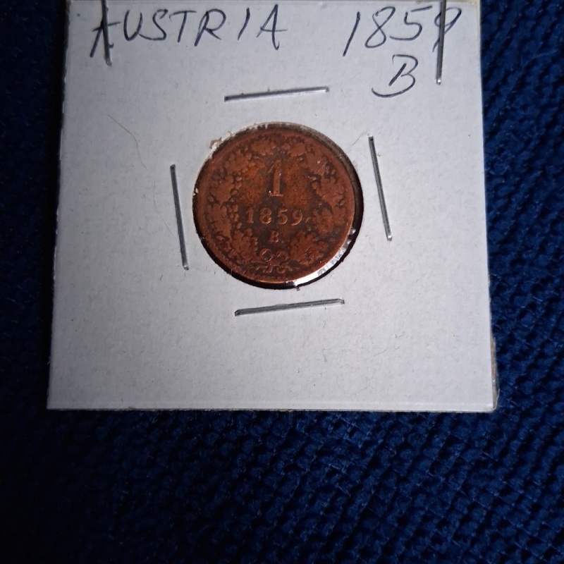 1859 AUSTRIA 1 KREUZER